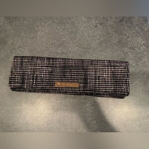 MAC Cosmetics Pink Iridescent Brush And Makeup Clutch